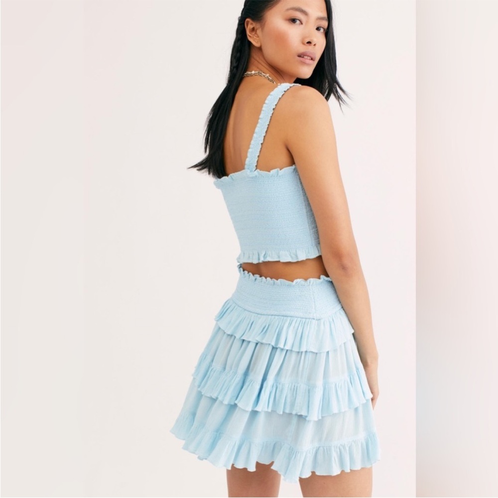 Free People Thalia Set in Light Blue - Picture 2 of 7